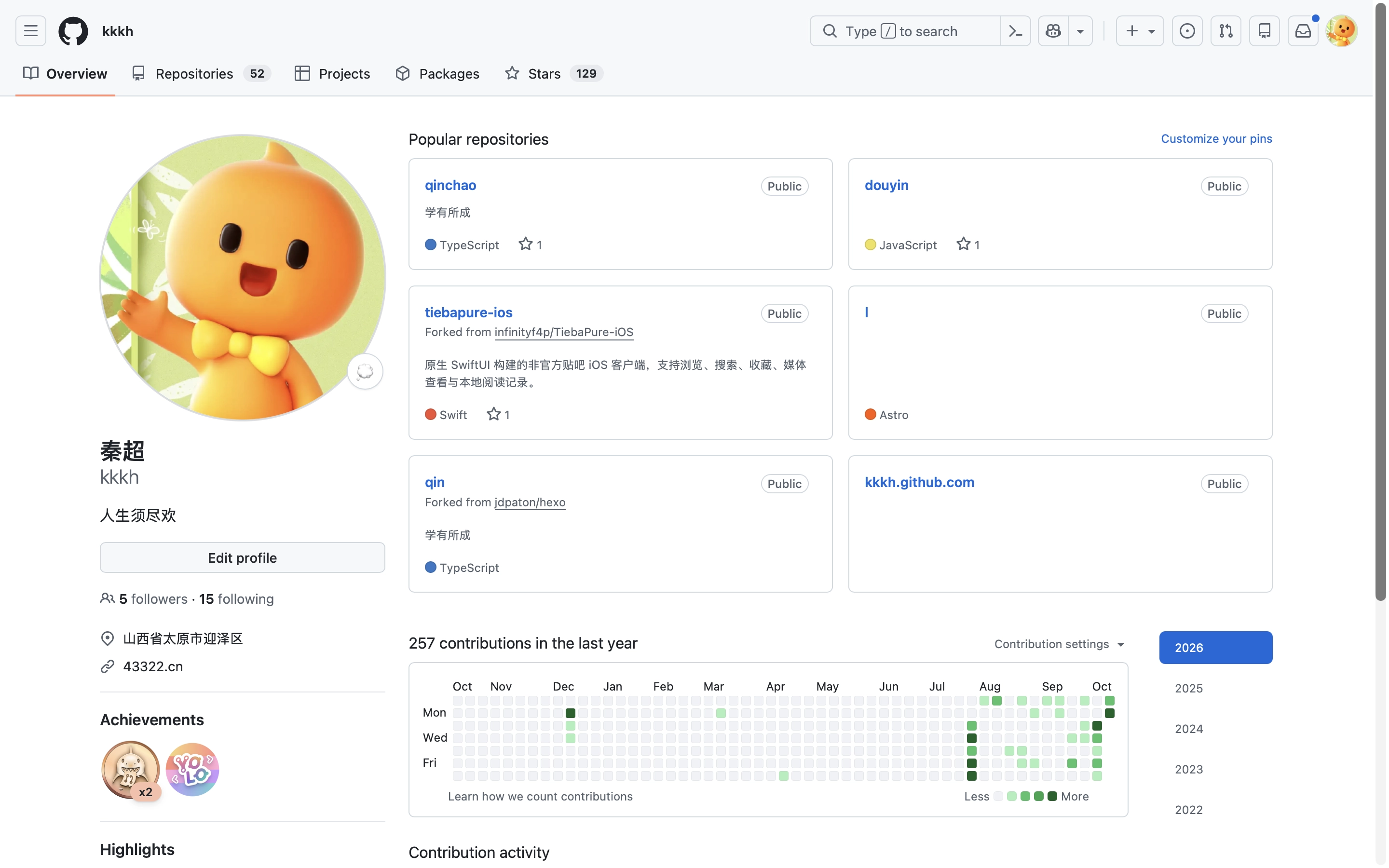 Project cover: Github